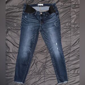 KanCan Blue Skinny Jeans with Distressed Details